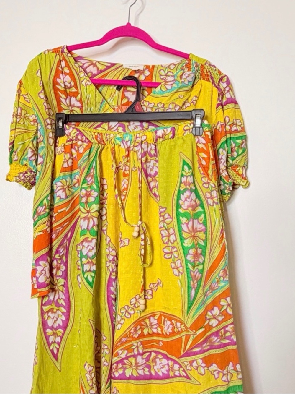 Haute Hippie Yellow Floral Boho set